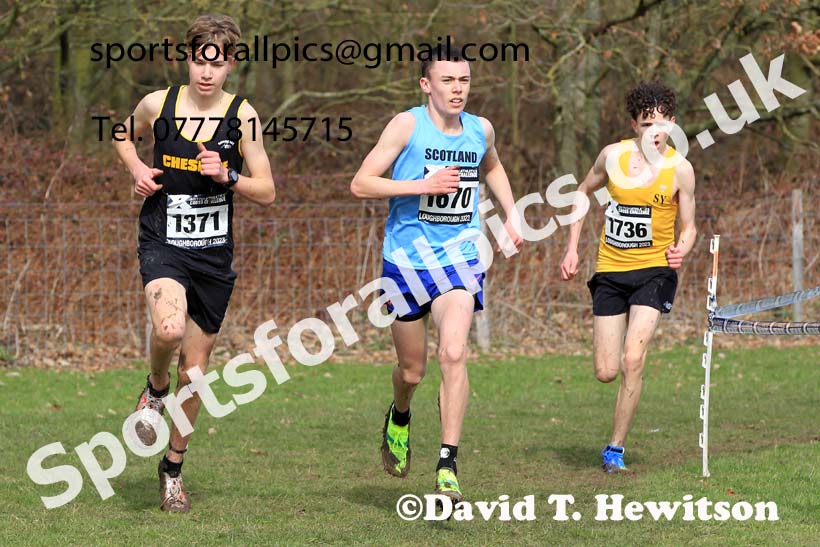 Boys Under-15s 2023 UK CAU Inter Counties Cross Country Champs, Prestwold Hall, Loughborough. Photo: David T. Hewitson/Sports for All Pics